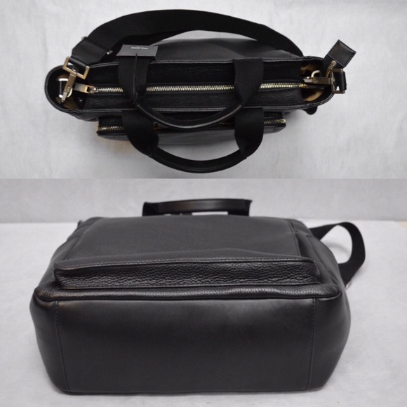 Jack Spade Leather Carry All Bag - Picture 5 of 7